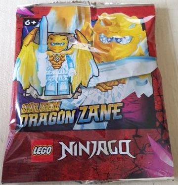LEGO Ninjago Kristallisierter Goldener Drache Combo-Set: Cole Jay Zane und Kai Minifiguren mit Waffen - 5