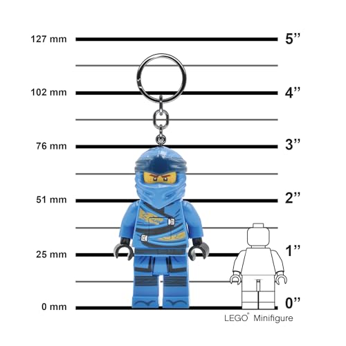LEGO Ninjago Legacy Schlüsselanhänger Licht - Jay - 76 mm große Figur - 3