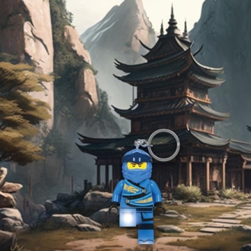 LEGO Ninjago Legacy Schlüsselanhänger Licht - Jay - 76 mm große Figur - 6