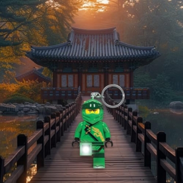 LEGO Ninjago Legacy Schlüsselanhänger Licht - Lloyd - 76 mm große Figur - 6
