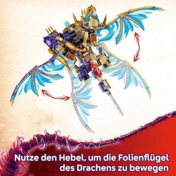 LEGO NINJAGO Lichtbogendrache - Spielzeug mit 8 Minifiguren und einem Spinjitzu-Spinner - Interaktives Ninja Bauspielzeug für Jungen & Mädchen ab 9 Jahren - Geschenkidee für Fans 71836 - 3
