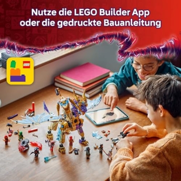 LEGO NINJAGO Lichtbogendrache - Spielzeug mit 8 Minifiguren und einem Spinjitzu-Spinner - Interaktives Ninja Bauspielzeug für Jungen & Mädchen ab 9 Jahren - Geschenkidee für Fans 71836 - 6