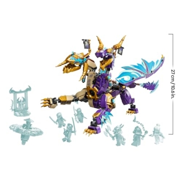 LEGO NINJAGO Lichtbogendrache - Spielzeug mit 8 Minifiguren und einem Spinjitzu-Spinner - Interaktives Ninja Bauspielzeug für Jungen & Mädchen ab 9 Jahren - Geschenkidee für Fans 71836 - 8