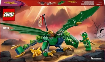 LEGO NINJAGO Lloyds grüner Walddrache - Spielzeug Drache mit 2 Minifiguren - Drachenfigur mit beweglichem Schwanz, Hals, Beine & Flügel - Geschenkidee für Jungen und Mädchen ab 6 Jahren 71829 - 12
