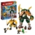 LEGO NINJAGO Lloyds und Arins Ninja Training-Mechs Set mit 2 kombinierbaren Action-Figuren und 5 Minifiguren, Ninja-Kampfspielset, Geschenk für Kinder 71794 - 1