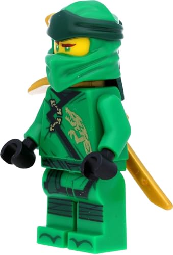 LEGO Ninjago Minifigur Lloyd (Legacy) mit Schulterrüstung und Schwertern - 3