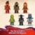LEGO NINJAGO Ninja-Actionflitzer - 3-in-1-Spielzeug mit 2 Ninja-Bikes, 1 Jet und 6 Minifiguren, einschließlich Kai und Frak - Aufstieg der Drachen Geschenk für Jungen ab 8 Jahren - 71844 - 5