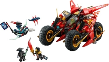 LEGO NINJAGO Ninja-Actionflitzer - 3-in-1-Spielzeug mit 2 Ninja-Bikes, 1 Jet und 6 Minifiguren, einschließlich Kai und Frak - Aufstieg der Drachen Geschenk für Jungen ab 8 Jahren - 71844 - 10
