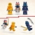 LEGO NINJAGO Riyu der Babydrache, Drachen-Spielzeug mit 3 Mini-Figuren, baubares Ninja-Spielzeug für 6-jährige Jungs und Mädchen, actionreiches Geschenk für Kinder 71810 - 4