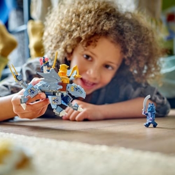 LEGO NINJAGO Riyu der Babydrache, Drachen-Spielzeug mit 3 Mini-Figuren, baubares Ninja-Spielzeug für 6-jährige Jungs und Mädchen, actionreiches Geschenk für Kinder 71810 - 7