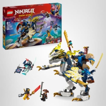 LEGO NINJAGO Rogues Mech-Drachenreiter - Ninja-Spielzeug mit Drachen, 4 Minifiguren und Ausrüstung - Geschenkidee für Jungen und Fans von Aufstieg der Drachen ab 8 Jahren - 71843 - 12