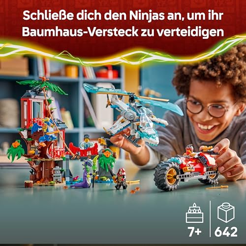 LEGO NINJAGO 71857 – Showdown am Baumhaus mit dem Ninja-Bike