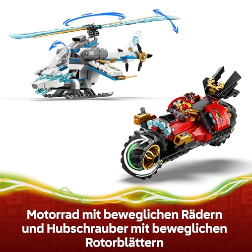 LEGO NINJAGO 71857 – Showdown am Baumhaus mit dem Ninja-Bike