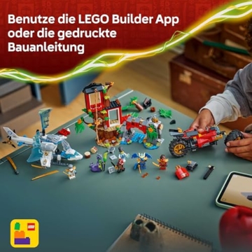 LEGO NINJAGO 71857 – Showdown am Baumhaus mit dem Ninja-Bike