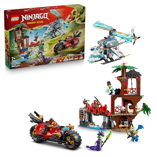 LEGO NINJAGO 71857 – Showdown am Baumhaus mit dem Ninja-Bike