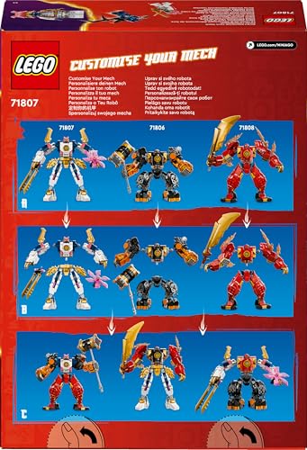 LEGO NINJAGO Soras Technikmech, Actionfiguren-Spielzeug für Kinder, Ninja-Set mit Figuren inkl. Sora, Mech zum Umgestalten, Geschenk für Jungs und Mädchen ab 7 Jahren 71807 - 12