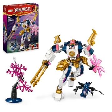 LEGO NINJAGO Soras Technikmech, Actionfiguren-Spielzeug für Kinder, Ninja-Set mit Figuren inkl. Sora, Mech zum Umgestalten, Geschenk für Jungs und Mädchen ab 7 Jahren 71807 - 1