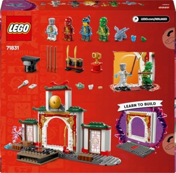 LEGO NINJAGO Spinjitzu-Tempel der Ninja - Spielset mit 4 Minifiguren und 1 Drachen Figur - Bauset - Weihnachts- oder Geburtstagsgeschenk für Jungen und Mädchen ab 4 Jahren 71831 - 12