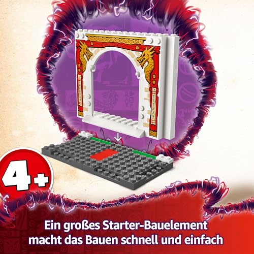 LEGO NINJAGO Spinjitzu-Tempel der Ninja - Spielset mit 4 Minifiguren und 1 Drachen Figur - Bauset - Weihnachts- oder Geburtstagsgeschenk für Jungen und Mädchen ab 4 Jahren 71831 - 3