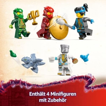 LEGO NINJAGO Spinjitzu-Tempel der Ninja - Spielset mit 4 Minifiguren und 1 Drachen Figur - Bauset - Weihnachts- oder Geburtstagsgeschenk für Jungen und Mädchen ab 4 Jahren 71831 - 6