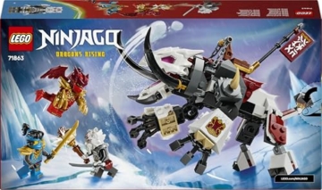 LEGO NINJAGO Zilvar auf seinem Drachentier Grimtak - Ninja Spielzeug mit Actionfigur, 3 Minifiguren inklusive Kai & NYA - Geschenkidee für Jungen ab 7 Jahren und Dragons Rising Fans - 71863 - 11