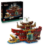 LEGO ONE PIECE - Baratié, das Schwimmende Restaurant - Bauset für Erwachsene - Modellbau mit detailliertem Innenraum sowie 10 Minifiguren inkl. Luffy, Nami & Sanji - Anime Geschenk für Fans - 75640 - 1