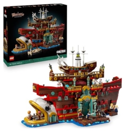 LEGO ONE PIECE - Baratié, das Schwimmende Restaurant - Bauset für Erwachsene - Modellbau mit detailliertem Innenraum sowie 10 Minifiguren inkl. Luffy, Nami & Sanji - Anime Geschenk für Fans - 75640 - 1