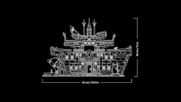 LEGO ONE PIECE - Baratié, das Schwimmende Restaurant - Bauset für Erwachsene - Modellbau mit detailliertem Innenraum sowie 10 Minifiguren inkl. Luffy, Nami & Sanji - Anime Geschenk für Fans - 75640 - 7