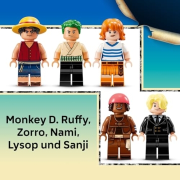 Lego One Piece Schiff 75639 - Das Piratenschiff Flying Minifiguren