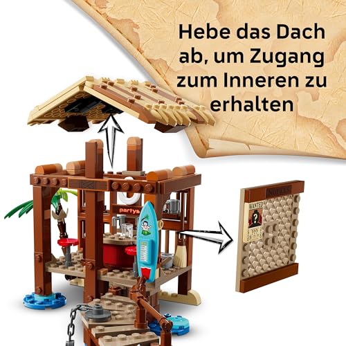 LEGO ONE PIECE Windmühlendorf-Hütte - Spielzeug mit Boot, Jungen Ruffy, Shanks & Makino Minifiguren sowie Zubehör - inkl. Steckbrief - Anime-Geschenk für Jungen, Mädchen & Fans ab 8 Jahren - 75636 - 3