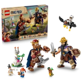 LEGO ONE PIECE Woogey vs. Boogey - Riesen von Little Garden - Interaktives Spielzeug mit 2 Actionfiguren und 5 Minifiguren - Geschenk für Jungen, Mädchen und Fans ab 9 Jahren - 75644 - 1
