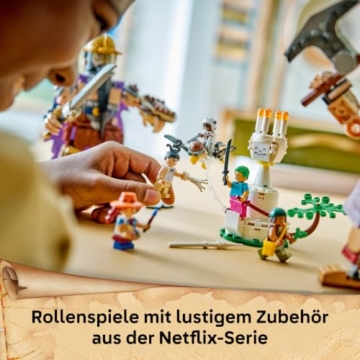 LEGO ONE PIECE Woogey vs. Boogey - Riesen von Little Garden - Interaktives Spielzeug mit 2 Actionfiguren und 5 Minifiguren - Geschenk für Jungen, Mädchen und Fans ab 9 Jahren - 75644 - 4