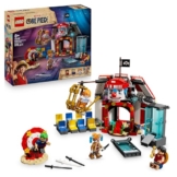 LEGO ONE PIECE Zirkuszelt von Buggy dem Clown - Interaktives Spielzeug mit 4 Minifiguren - Ruffy, Nami & Zoro sowie 2 Steckbriefen - Kreatives Geschenk für Jungen, Mädchen & Fans ab 8 Jahren - 75637 - 1