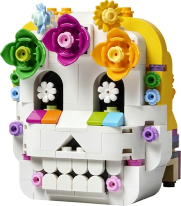 LEGO Opferaltar - Modellbausatz für Kinder mit Totenkopf, Künstliche Blumen & Speisen als Opfergaben Zubehör - Deko zur Feier des Tages der Toten - Geschenk für Jungen & Mädchen ab 9 Jahre - 40811 - 9
