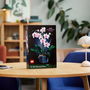 LEGO Orchidee 10311: LEGO Blumen Deko Set mit bedruckter Fliese - Klemmbausteine Blumenstrauß für Erwachsene aus der Botanical Collection, Orchideen Blume - 2