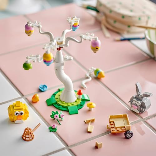 LEGO Osterhase und Ostereiersuche - Spielzeug mit Hasen & Vogel Tierfiguren - Bastelset für Kinder - Ostereschenke für Mädchen & Jungen ab 8 Jahren - 40808 - 2