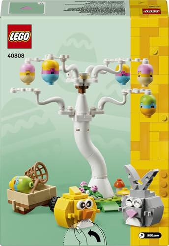 LEGO Osterhase und Ostereiersuche - Spielzeug mit Hasen & Vogel Tierfiguren - Bastelset für Kinder - Ostereschenke für Mädchen & Jungen ab 8 Jahren - 40808 - 12