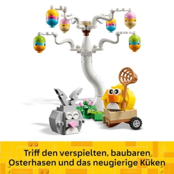 LEGO Osterhase und Ostereiersuche - Spielzeug mit Hasen & Vogel Tierfiguren - Bastelset für Kinder - Ostereschenke für Mädchen & Jungen ab 8 Jahren - 40808 - 5