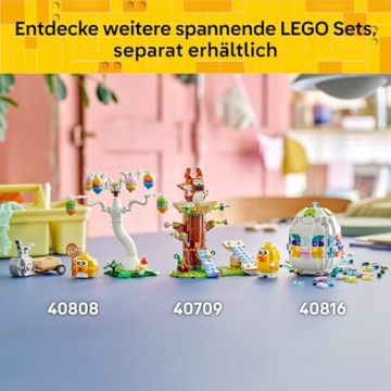 LEGO Osterhase und Ostereiersuche - Spielzeug mit Hasen & Vogel Tierfiguren - Bastelset für Kinder - Ostereschenke für Mädchen & Jungen ab 8 Jahren - 40808 - 8