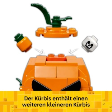 LEGO Pickup mit Halloweenkürbis Spielzeugfahrzeug - Halloween Spielzeug zum Basteln mit Kürbis & Einer Farmer Minifigur - Kinderzimmer Deko - Geschenk für Jungen & Mädchen ab 8 Jahre - 40822 - 4