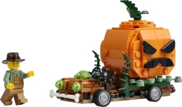 LEGO Pickup mit Halloweenkürbis Spielzeugfahrzeug - Halloween Spielzeug zum Basteln mit Kürbis & Einer Farmer Minifigur - Kinderzimmer Deko - Geschenk für Jungen & Mädchen ab 8 Jahre - 40822 - 9