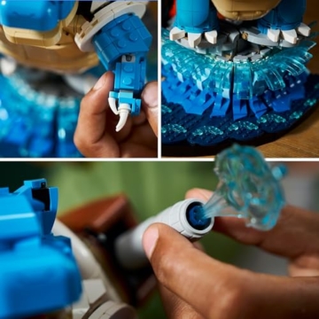 LEGO Pokémon Bisaflor, Glurak und Turtok - 3D Modellbau für Erwachsene - 3 Anime Figuren als DIY Deko für Schreibtisch oder Regal - Gaming Geschenkidee für Fans und Sammler - 72153 - 6