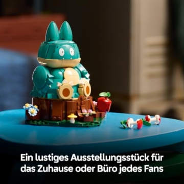 LEGO Pokémon Mampfaxo Figur - Modellbausatz für Erwachsene - Bauspielzeug aus dem Videospiel mit beweglichen Gliedmaßen & Kopf - DIY Zimmer Deko - Sammelbares Gaming Geschenk - 72150 - 6