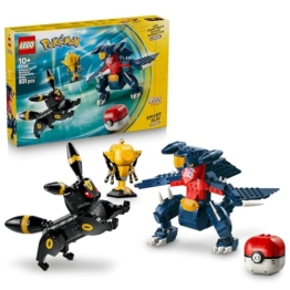 LEGO Pokémon SMART Play: Nachtaras und Knakracks Duell um die Meisterschaft - kompatibles interaktives Set mit 2 SMART Tags und 2 Pokémon Figuren für Fans ab 10 Jahren - 72165 - 1
