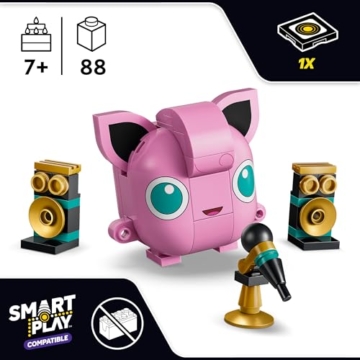 LEGO Pokémon SMART Play: Pummeluff-Konzert - kompatibles interaktives BAU- und Spielset mit SMART Tag und Pokémon Figur - Geschenkidee für Kinder ab 7 Jahren - 72159 - 2