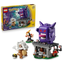 LEGO Pokémon SMART Play: Tragossos und Gengars Gruselduell - kompatibles interaktives Spielset mit 4 SMART Tags und 2 Pokémon Figuren - Geschenkidee für Kinder ab 8 Jahren - 72166 - 1
