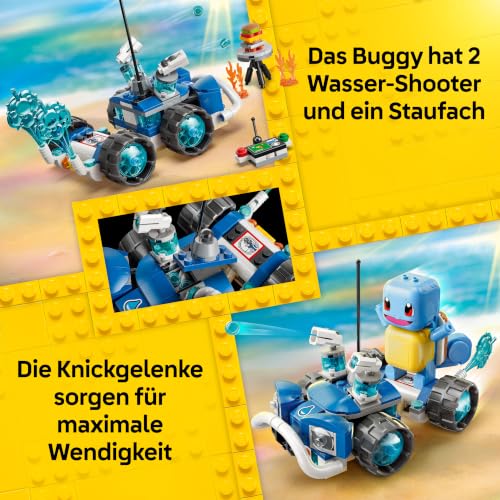 LEGO Pokémon SMART Play: Trainer-Buggyabenteuer mit Schiggy - kompatibles interaktives Set mit 2 SMART Tags und 1 Pokémon Figur - Geschenkidee für Kinder ab 7 Jahren - 72156 - 3