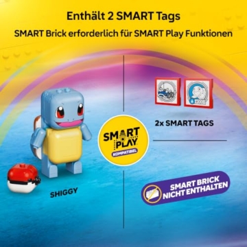 LEGO Pokémon SMART Play: Trainer-Buggyabenteuer mit Schiggy - kompatibles interaktives Set mit 2 SMART Tags und 1 Pokémon Figur - Geschenkidee für Kinder ab 7 Jahren - 72156 - 4