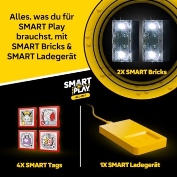 LEGO Pokémon SMART Play: Ultimativer Showdown zwischen Glurak und Blitza - All-in-1 Set mit 2 SMART Bricks, 4 Tags, 2 Figuren & Ladegerät - Geschenk für Kinder ab 8 Jahren - 72167 - 3