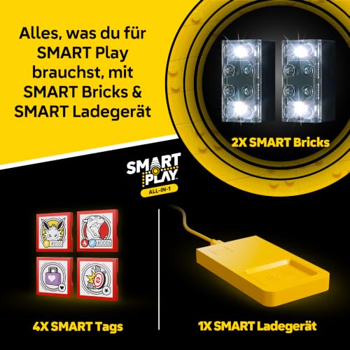 LEGO Pokémon SMART Play: Ultimativer Showdown zwischen Glurak und Blitza - All-in-1 Set mit 2 SMART Bricks, 4 Tags, 2 Figuren & Ladegerät - Geschenk für Kinder ab 8 Jahren - 72167 - 3